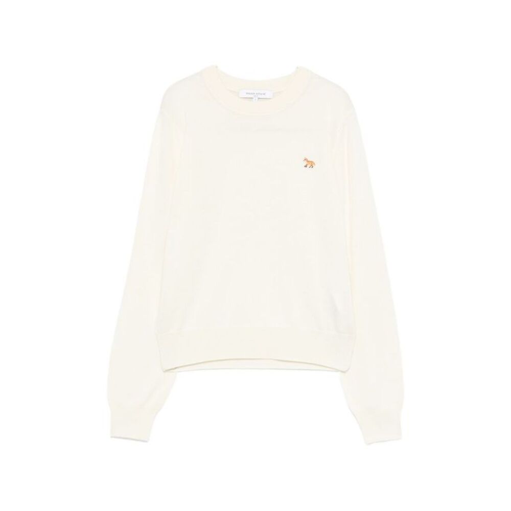 Maison Kitsuné Women's Baby Fox Wool Crewneck Jumper